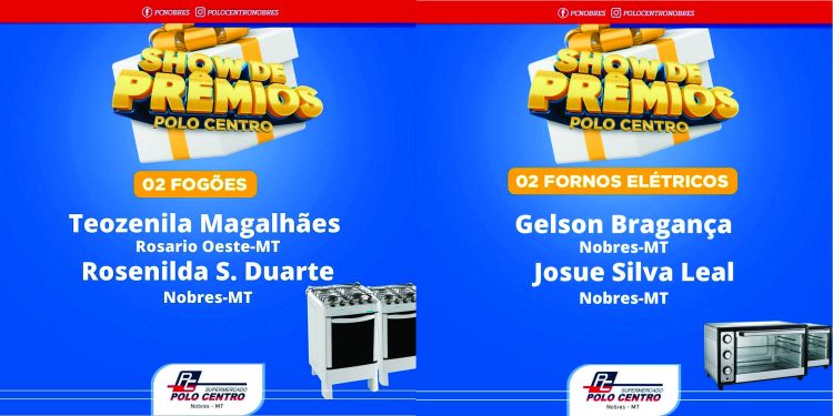 Supermercado Polo Centro: evento anual premia clientes com mais de 50 mil reais