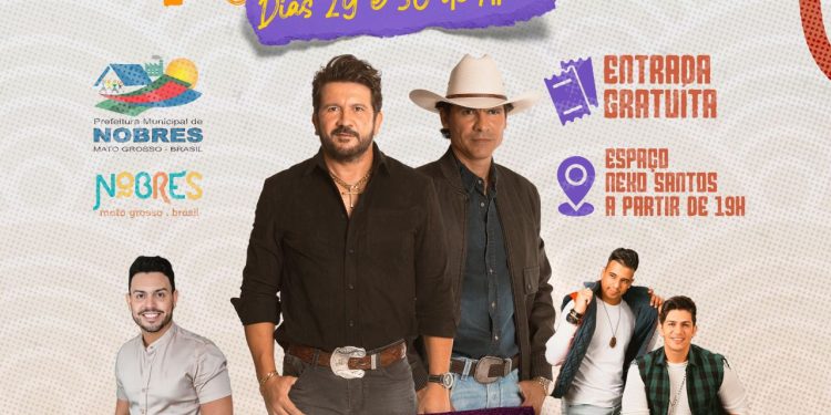 Nobres prepara evento de 58 Anos com grande programação e inaugurações