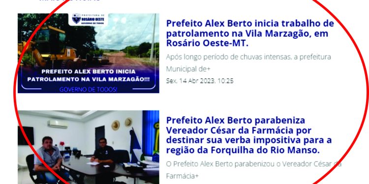 Publicidade pessoal ou “mania” de autopromoção com uso da máquina e do dinheiro público