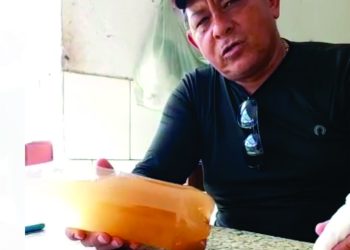 Vereador ironiza qualidade da água em Rosário Oeste