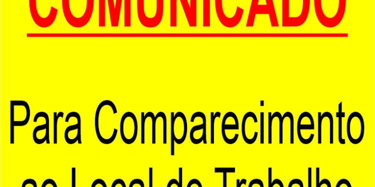COMUNICADO