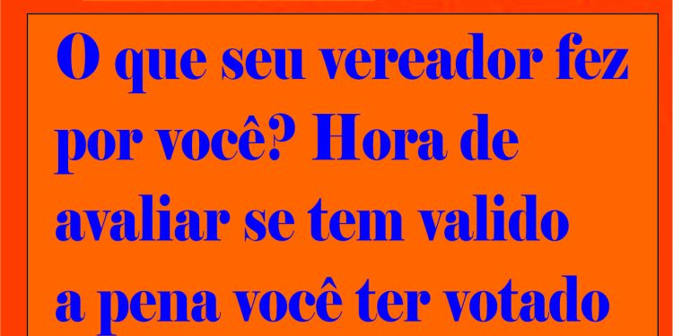 Quanto custa um vereador (por ano) para aquele que paga impostos