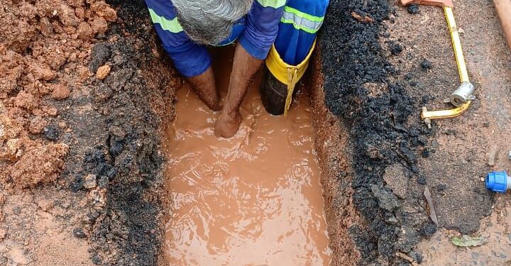ESAN ESCLARECE: rompimento de tubulações podem afetar parâmetros de cor da água distribuída